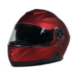 Milwaukee Helmets MPH9817DOT Breeze Red Advanced Motorcycle Modular Helmet Biker w/ Drop Down Visor - Image 18