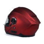 Milwaukee Helmets MPH9817DOT Breeze Red Advanced Motorcycle Modular Helmet Biker w/ Drop Down Visor - Image 12