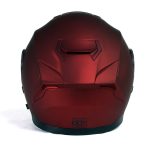 Milwaukee Helmets MPH9817DOT Breeze Red Advanced Motorcycle Modular Helmet Biker w/ Drop Down Visor - Image 13