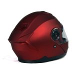 Milwaukee Helmets MPH9817DOT Breeze Red Advanced Motorcycle Modular Helmet Biker w/ Drop Down Visor - Image 16