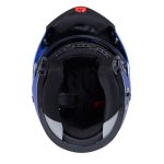 Milwaukee Helmets MPH9818DOT Breeze Blue Advanced Motorcycle Modular Helmet Biker w/ Drop Down Visor - Image 15