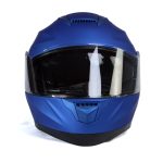 Milwaukee Helmets MPH9818DOT Breeze Blue Advanced Motorcycle Modular Helmet Biker w/ Drop Down Visor - Image 8