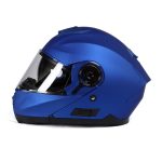 Milwaukee Helmets MPH9818DOT Breeze Blue Advanced Motorcycle Modular Helmet Biker w/ Drop Down Visor - Image 9