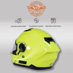 Milwaukee Helmets MPH9819DOT Breeze Green Advanced Motorcycle Modular Helmet Biker w/ Drop Down Visor - Image 6