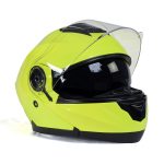 Milwaukee Helmets MPH9819DOT Breeze Green Advanced Motorcycle Modular Helmet Biker w/ Drop Down Visor - Image 18