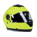 Milwaukee Helmets MPH9819DOT Breeze Green Advanced Motorcycle Modular Helmet Biker w/ Drop Down Visor - Image 8
