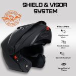 Milwaukee Helmets MPH931 Smoke Replacement Shield for MPH982X Helmet Series - Image 2