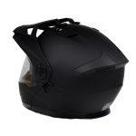 Milwaukee Helmets MPH9820DOT Flat Black Ominous Dual Sport Advanced Motorcycle Modular Helmet Biker - Image 12