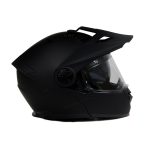 Milwaukee Helmets MPH9820DOT Flat Black Ominous Dual Sport Advanced Motorcycle Modular Helmet Biker - Image 15