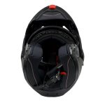 Milwaukee Helmets MPH9820DOT Flat Black Ominous Dual Sport Advanced Motorcycle Modular Helmet Biker - Image 16