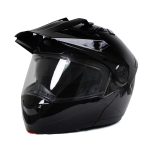 Milwaukee Helmets Gloss Black Ominous Dual Sport Advanced Motorcycle Modular Helmet DOT Approved MPH9821DOT - Image 10