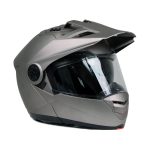 Milwaukee Helmets Silver Ominous Dual Sport Advanced Motorcycle Modular Helmet Biker DOT Approved MPH9822DOT - Image 8