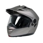 Milwaukee Helmets Silver Ominous Dual Sport Advanced Motorcycle Modular Helmet Biker DOT Approved MPH9822DOT - Image 10