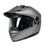Milwaukee Helmets Silver Ominous Dual Sport Advanced Motorcycle Modular Helmet Biker DOT Approved MPH9822DOT - Image 17