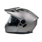 Milwaukee Helmets Silver Ominous Dual Sport Advanced Motorcycle Modular Helmet Biker DOT Approved MPH9822DOT - Image 11