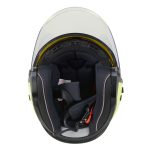 Milwaukee Helmets MPH9823DOT Shift Open Face 3/4 Neon Yellow Helmet Biker w/ Drop Down Visor - Image 15