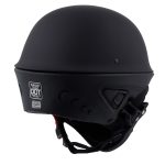 Milwaukee Helmets MPH9830DOT Rascal 3/4 Open Face Flat Black 2 in 1 Motorcycle Helmet Biker - Image 11