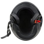 Milwaukee Helmets MPH9830DOT Rascal 3/4 Open Face Flat Black 2 in 1 Motorcycle Helmet Biker - Image 13