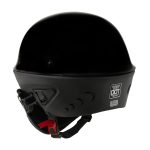 Milwaukee Helmets MPH9831DOT Rascal 3/4 Open Face Gloss Black 2 in 1 Motorcycle Helmet Biker - Image 10