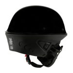 Milwaukee Helmets MPH9831DOT Rascal 3/4 Open Face Gloss Black 2 in 1 Motorcycle Helmet Biker - Image 6