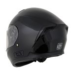 Milwaukee Helmets MPH9836DOT Sweeper Gloss Black DOT Approved Motorcycle Full Face Helmet Biker w/ Drop Down Visor - Image 10