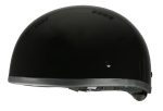 Milwaukee Performance Helmets MPH9851N Novelty Classic Glossy Black Half Helmet w/ Drop Down Visor - Image 10