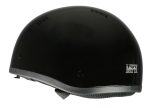 Milwaukee Performance Helmets MPH9851N Novelty Classic Glossy Black Half Helmet w/ Drop Down Visor - Image 8