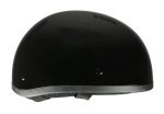 Milwaukee Performance Helmets MPH9851N Novelty Classic Glossy Black Half Helmet w/ Drop Down Visor - Image 7