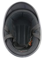 Milwaukee Performance Helmets MPH9860N Derby Novelty Matte Black Half Helmet - Image 2