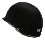 Milwaukee Performance Helmets MPH9861N Derby Novelty Glossy Black Half Helmet - Image 8