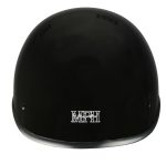 Milwaukee Performance Helmets MPH9861N Derby Novelty Glossy Black Half Helmet - Image 10