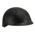 Milwaukee Helmets MPH9873N Novelty Gathering of Skulls Matte Black Half Helmet