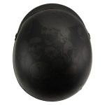 Milwaukee Helmets MPH9873N Novelty Gathering of Skulls Matte Black Half Helmet - Image 2