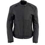 Milwaukee Leather MPL1954 Women’s ‘Studded Wings’ Black Textile Moto Jacket - Image 10