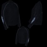 Milwaukee Leather MPL1954 Women’s ‘Studded Wings’ Black Textile Moto Jacket - Image 2