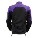 Milwaukee Leather Women’s Be Cool Black/Purple Textile Motorcycle Jacket w/ CE Armor – MPL22701 - Image 7
