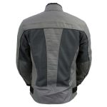 Milwaukee Leather Women’s Shade Black/Grey Textile Motorcycle Jacket w/ CE Armor – MPL22707 - Image 6