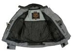 Milwaukee Leather Women’s Shade Black/Grey Textile Motorcycle Jacket w/ CE Armor – MPL22707 - Image 9