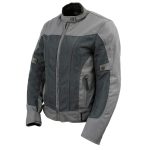 Milwaukee Leather Women’s Shade Black/Grey Textile Motorcycle Jacket w/ CE Armor – MPL22707 - Image 10