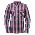Milwaukee Leather MPL2603 Women’s Plaid Flannel Biker Shirt with CE Approved Armor – Reinforced w/ Aramid Fiber - Image 17