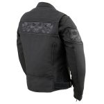 Milwaukee Leather MPL2730 Women’s Black Crossover Textile Scooter Jacket with Reflective Skulls - Image 10