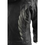 Milwaukee Leather MPL2745 Women’s Black Zipper Front Jacket with Full Sleeve Removable Hoodie - Image 6