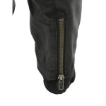 Milwaukee Leather MPL2745 Women’s Black Zipper Front Jacket with Full Sleeve Removable Hoodie - Image 7