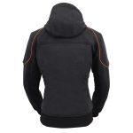 Milwaukee Leather MPL2764 Women’s Black Soft Shell Armored Motorcycle Racing Style Jacket with Hoodie - Image 15