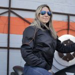 Milwaukee Leather MPL2764 Women’s Black Soft Shell Armored Motorcycle Racing Style Jacket with Hoodie - Image 7