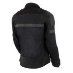 Milwaukee Leather MPL2775 Black Armored Textile Motorcycle Jacket for Women – All Season Jacket w/ Removable Liner - Image 11