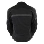 Milwaukee Leather MPL2775 Black Armored Textile Motorcycle Jacket for Women – All Season Jacket w/ Removable Liner - Image 8
