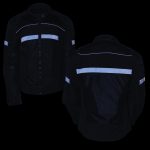 Milwaukee Leather MPL2775 Black Armored Textile Motorcycle Jacket for Women – All Season Jacket w/ Removable Liner - Image 5