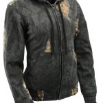 Milwaukee Leather MPL2779 Women’s Mossy Oak Eclipse Zipper Front Hoodie