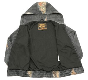 Milwaukee Leather MPM1779 Men’s Mossy Oak Eclipse Zipper Front Hoodie - Image 4